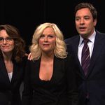 Amy Poehler's monologue was a dream sequence involving new cast members playing her old characters, kissing Justin Timberlake, and taunts from Tina Fey and Jimmy Fallonâplus a turn from Kenan Thompson as Lorne Michaels.